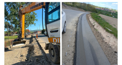 Continuă lucrările de reabilitare și modernizare pe drumul județean DJ 109P, unul dintre cele mai ample proiecte de infrastructură rutieră din județ.